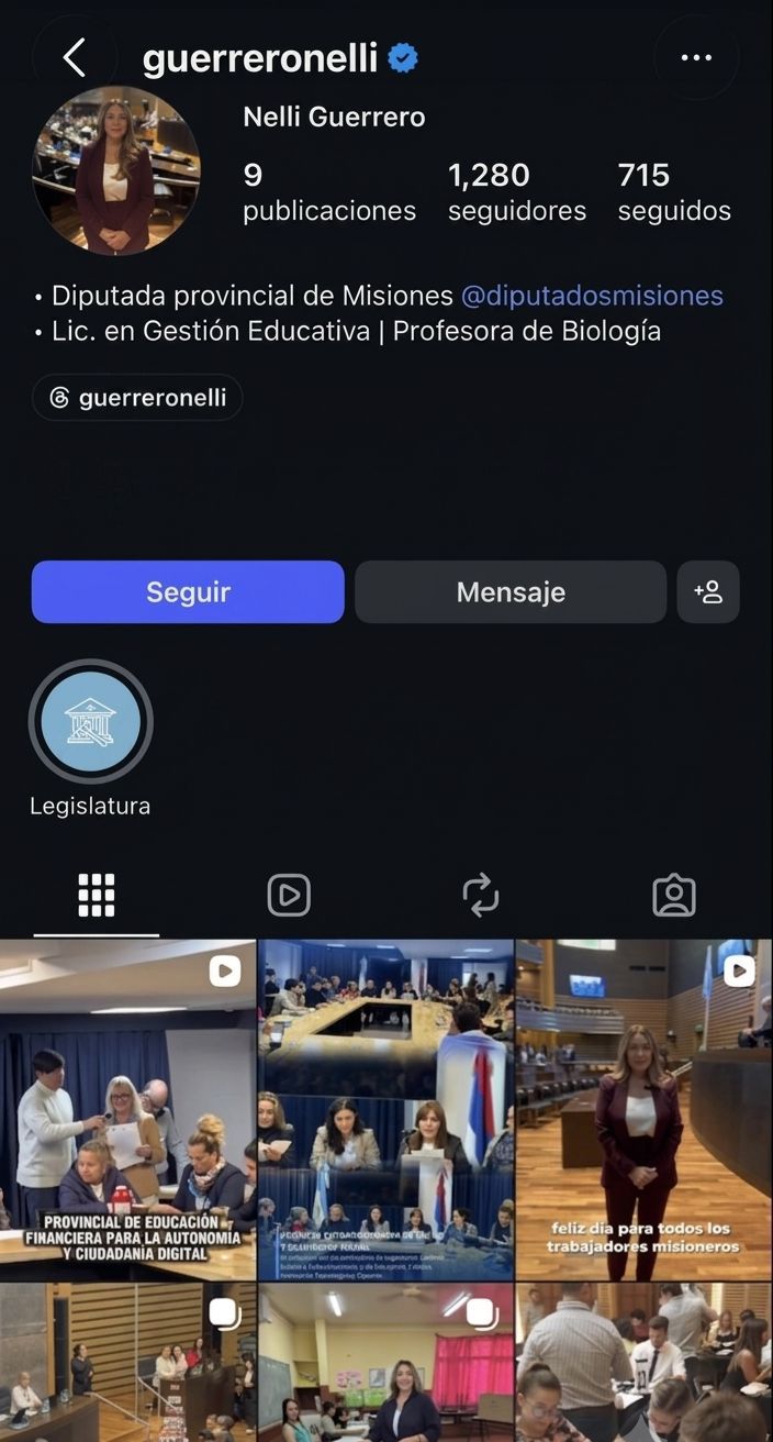 Tras romper con el bloque libertario, Nelli Guerrero borró su pasado político en redes y marca distancia 2
